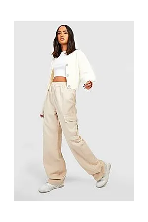 Boohoo Multi Cargo Pocket Straight Fit Trouser