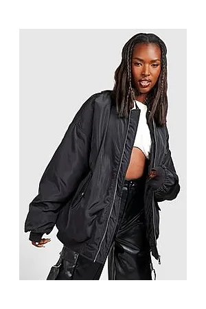 Boohoo Oversized Bomber Jacket