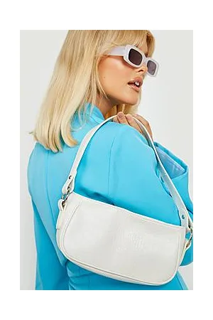 Boohoo Croc Shoulder Bag