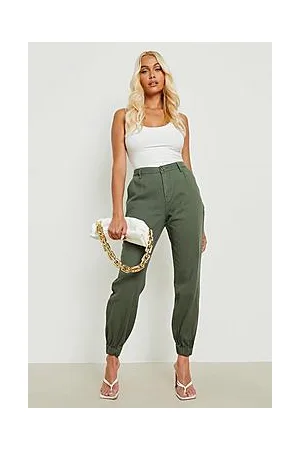 Boohoo High Waisted Relax Fit Cargo Pants