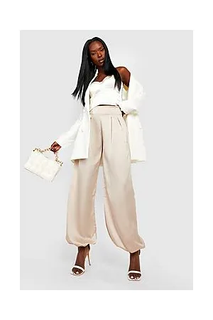 Boohoo Luxe Satin Cargo Jogger