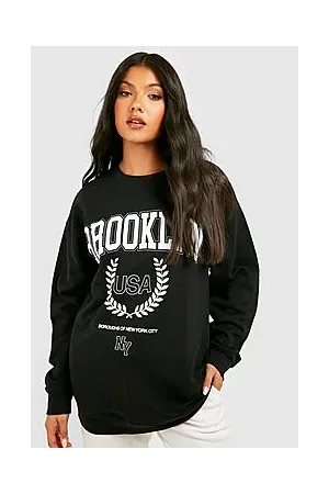 Boohoo Maternity Brooklyn Printed Sweatshirt