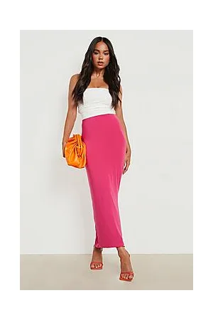 Boohoo Petite Basic Slinky Maxi Skirt