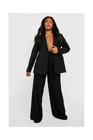 Boohoo Plus Tailored Suit Trousers