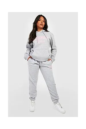 Boohoo Plus Lounge Hoodie & Jogger Tracksuit