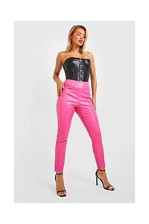 Boohoo Seam Detail Pu Leggings
