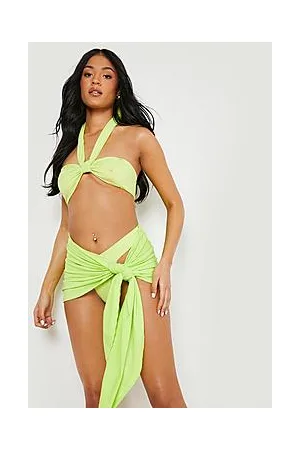 Boohoo Tall Tie Waist Neon Sarong