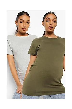 Boohoo Maternity 2 Pack Cotton T-shirt