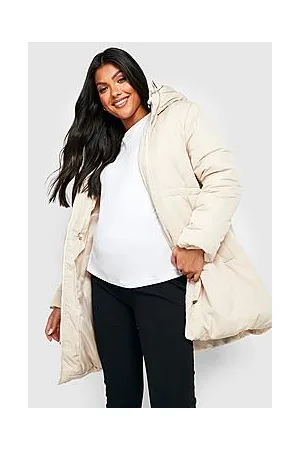 Boohoo Maternity Drawstring Padded Parka