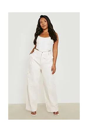 Boohoo Plus Twill Cargo Trouser