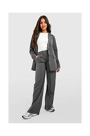 Boohoo Seam Front Marl Tailored Joggers