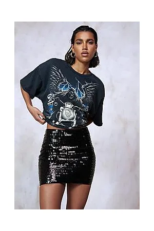 Boohoo Sequin Mini Skirt