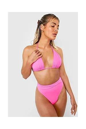 Boohoo Seam Detail High Waisted Bikini Brief