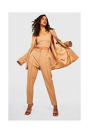 Boohoo Relaxed Fit Tapered Tailored Trousers