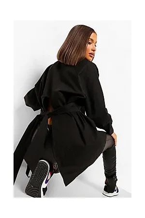 Boohoo Split Back Tie Oversized Tunic