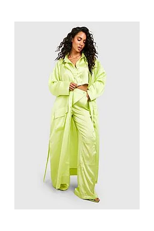 Boohoo Satin Trench