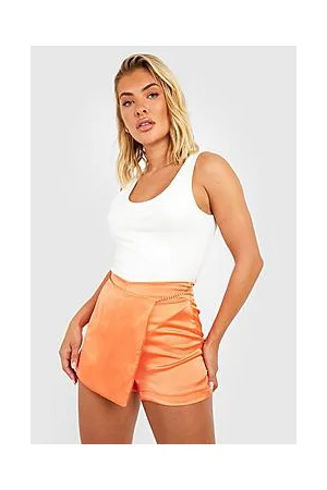 Boohoo Chain Detail Satin Skort