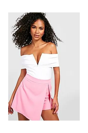 Boohoo V Bar Bardot Scuba Bodysuit