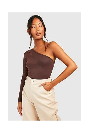 Boohoo Petite Basic Jersey One Sleeve Bodysuit