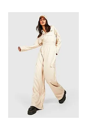 Boohoo Light Weight Cotton Twill Boiler Suit