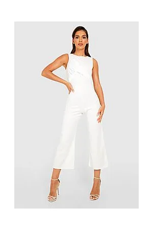Boohoo Twist Detail Culotte Sleeveless Jumpsuit