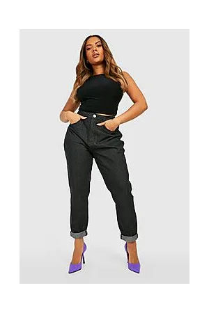 Boohoo Plus High Waist Mom Jeans