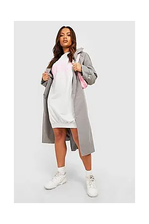 Boohoo Plus Brooklyn Printed Sweat Dress