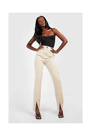 Boohoo The Split Hem Slim Fit Trouser
