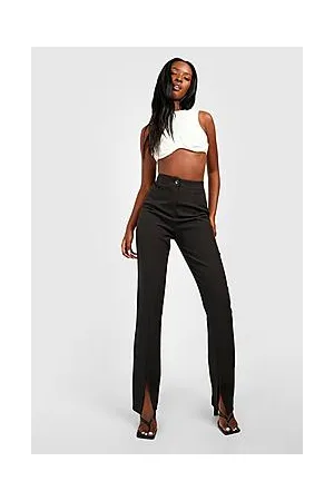 Boohoo The Split Hem Slim Fit Trouser