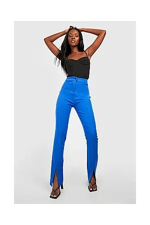 Boohoo The Split Hem Slim Fit Trouser