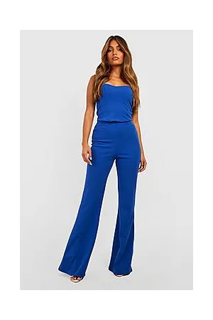 Boohoo Corset Detail Top & Flare Trouser
