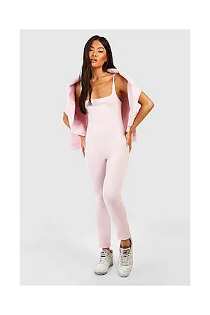 Boohoo Strappy Plunge Jumpsuit