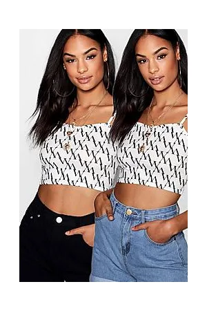 Boohoo Tall High Waist Twin Pack Denim Mom Shorts