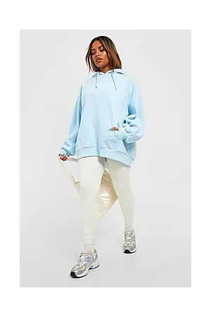 Boohoo Plus Embroidered Woman Script Hoodie