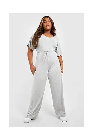 Boohoo Plus Basic Jersey Jumpsuit