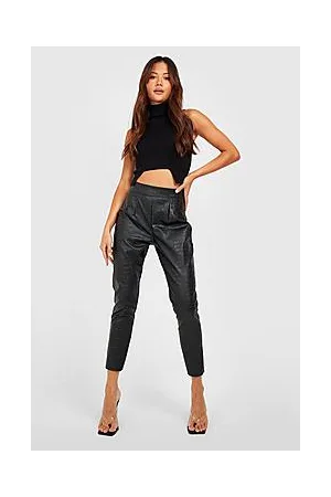 Boohoo Petite Croc Pu Trouser