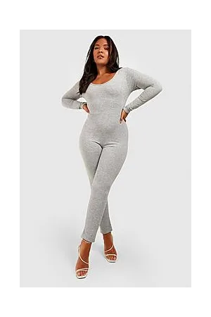 Boohoo Plus Basic Jersey Fitted Jumpsuit