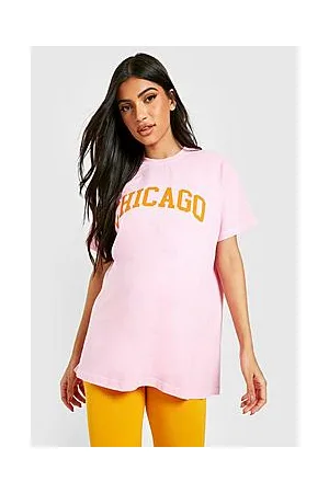 Boohoo Maternity Washed Chicago Oversized T-shirt
