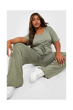 Boohoo Plus Basic Jersey Jumpsuit