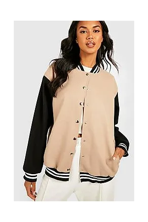 Boohoo Colour Block Varsity Bomber Jacket