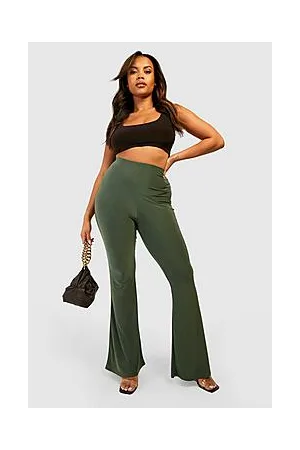 Boohoo Plus Slinky Flared Legging