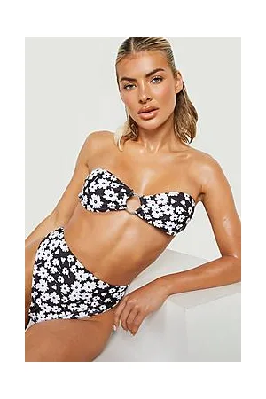 Boohoo Floral High Waist Bikini Brief
