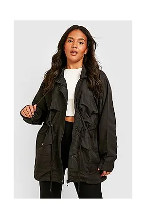 Boohoo Plus Lightweight Hooded Parka