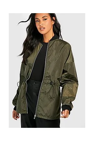 Boohoo Waist Detail Bomber Jacket