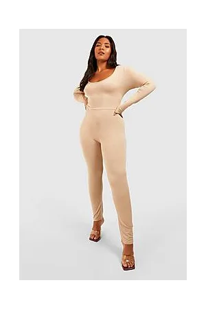 Boohoo Plus Basic Jersey Fitted Jumpsuit