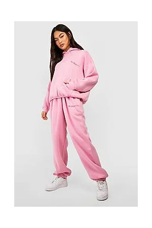 Boohoo Text Print Hooded Tracksuit