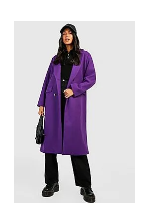 Boohoo Longline Wool Look Coat