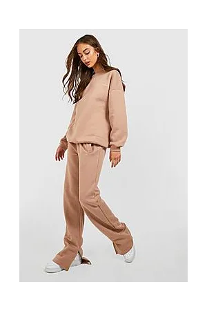 Boohoo Split Hem Straight Leg Jogger