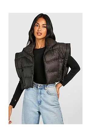 Boohoo Oversized Shoulder Gilet