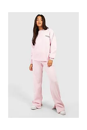 Boohoo Split Hem Straight Leg Jogger